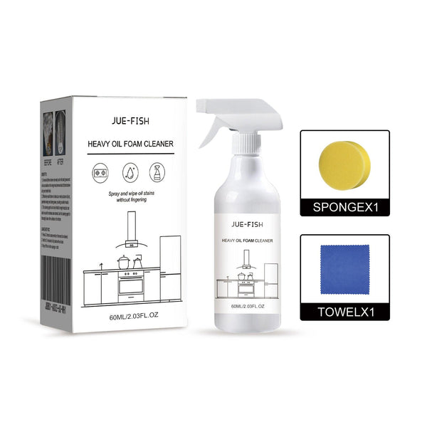 Heavy Oil Foam Cleaner, Kitchen Stove Range Hood Wash Basin Oil Dirt Removal Cleaner