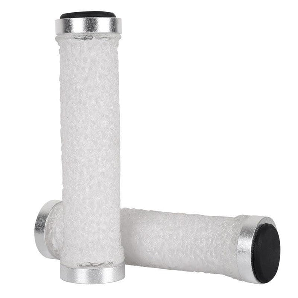 Bicycle Grip Bilateral Locking Grip Mountain Bike Silicone Crystal Grip Bicycle Accessories