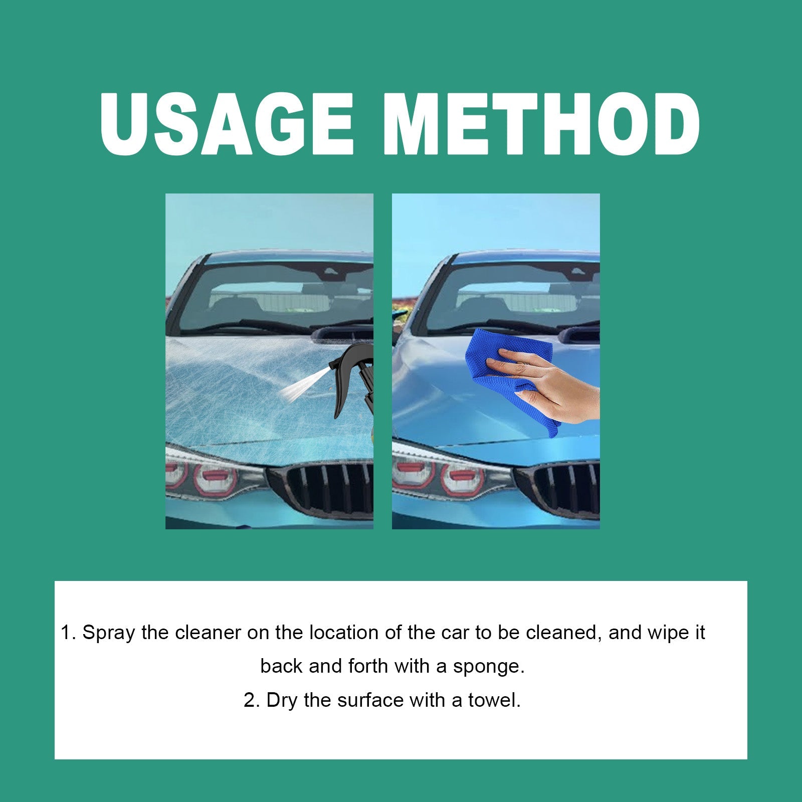 Car Cleaning And Brightening Spray Car Scratch Stain Cleaning Coating Refinish Polishing Decontamination Wax