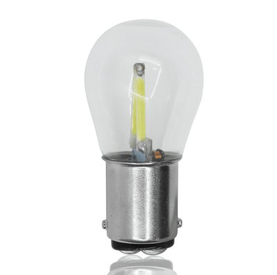 1pcs 1156 P21W BA15S 1157 BAY15D COB LED Filament Chip Car Brake Lights Auto Reverse Bulb Parking Lamp 12V Red White Yellow