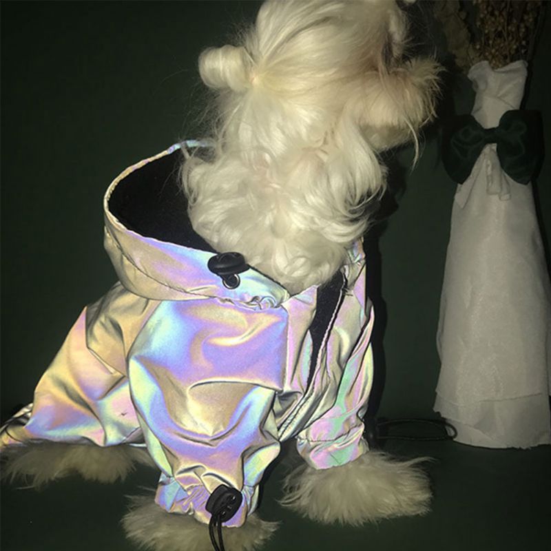 Fashion Pet Clothes Flashing Dogs Hoodie Jacket Reflective Clothing for Small Medium Large Dogs Jacket Clothing Pet Costume