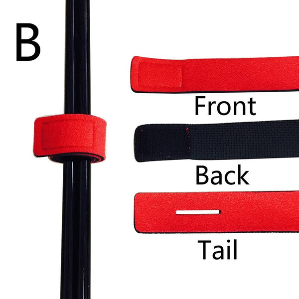 1 Pcs New Fishing Tools Rod Tie Strap Belt Tackle Elastic Wrap Band Pole Holder Accessories Diving Materials Non-slip Firm - Gifts for You 'n Me