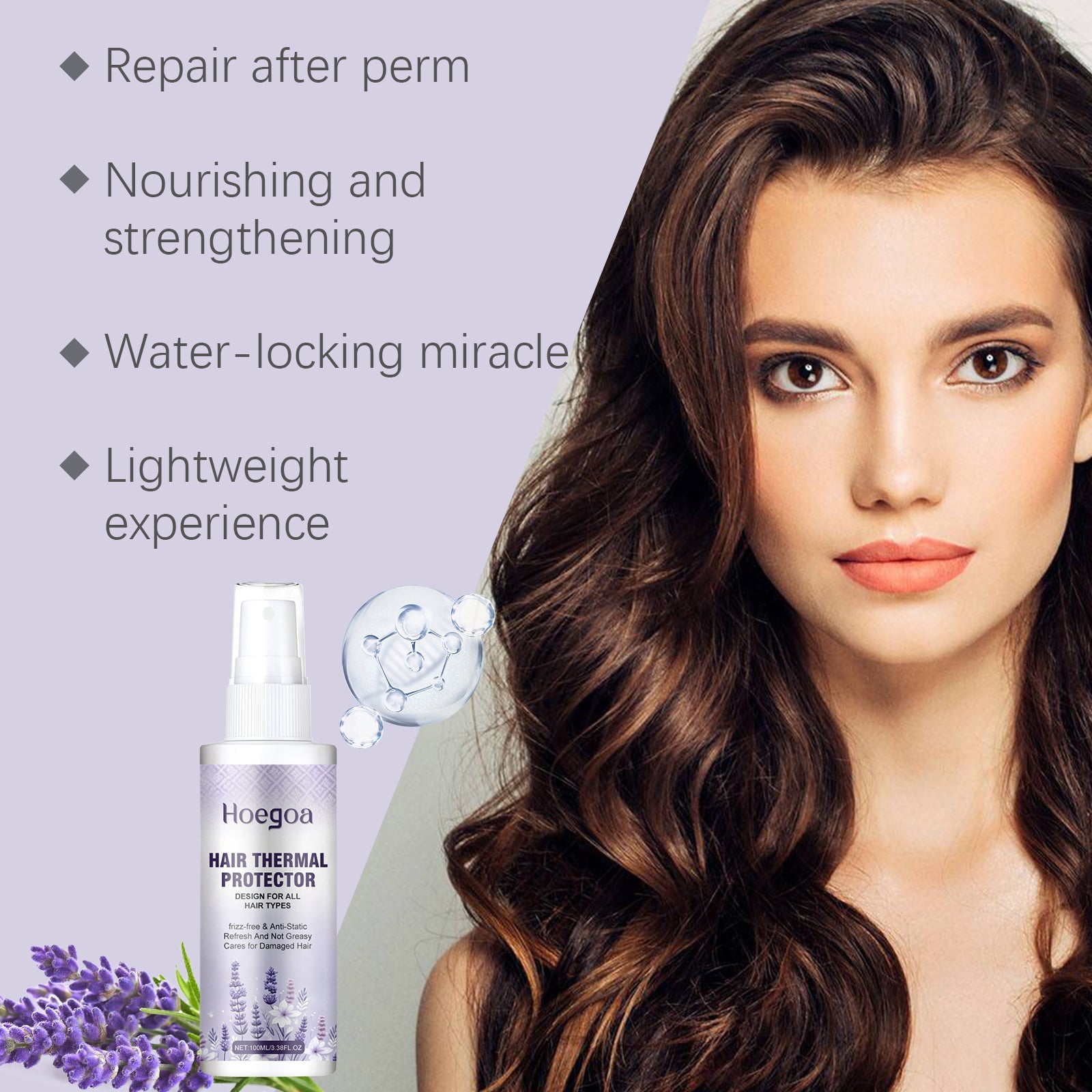 Hair Care Spray Protein Smoothing And Nourishing Hair Mask Hair Perm Dye Voluminous Hair Essential Oil Spray