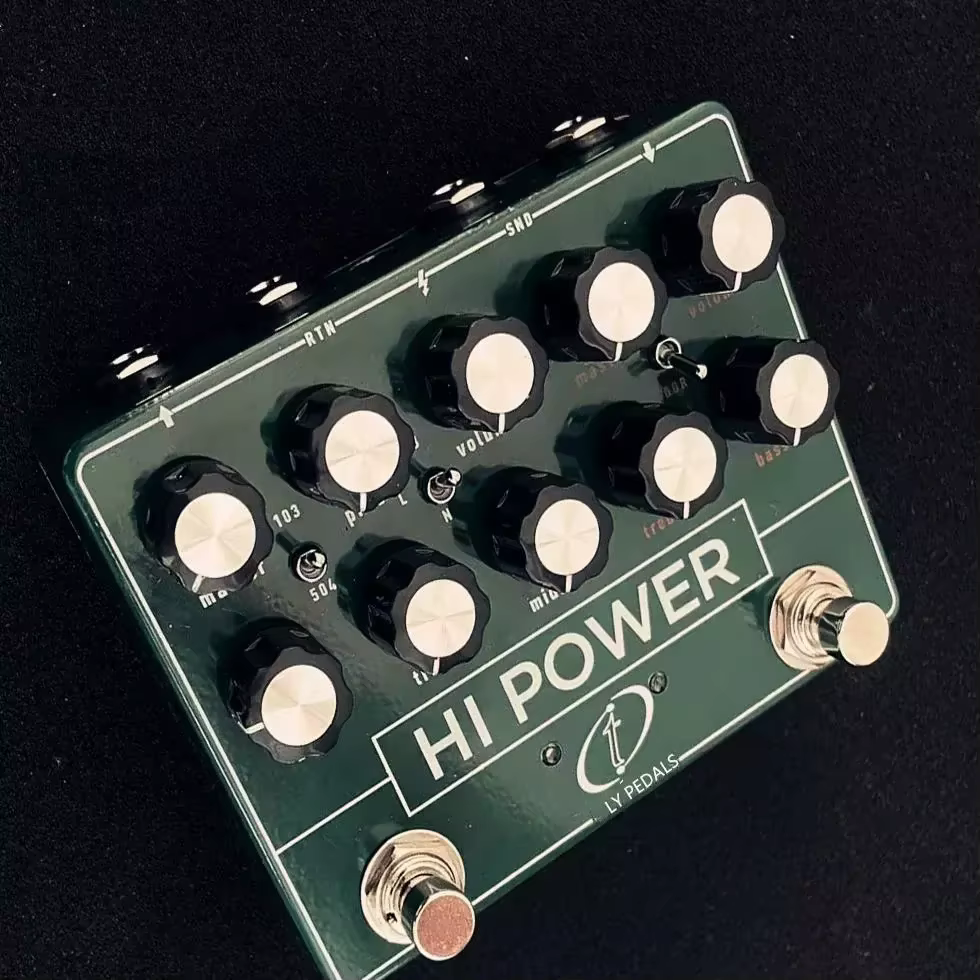 Rock single-effect pedal, Pink Floyd tone, HIPOWER overdrive and distortion single-effect pedal