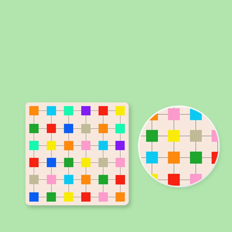 Color block capture puzzle children's early education color cognition building block assembly toy