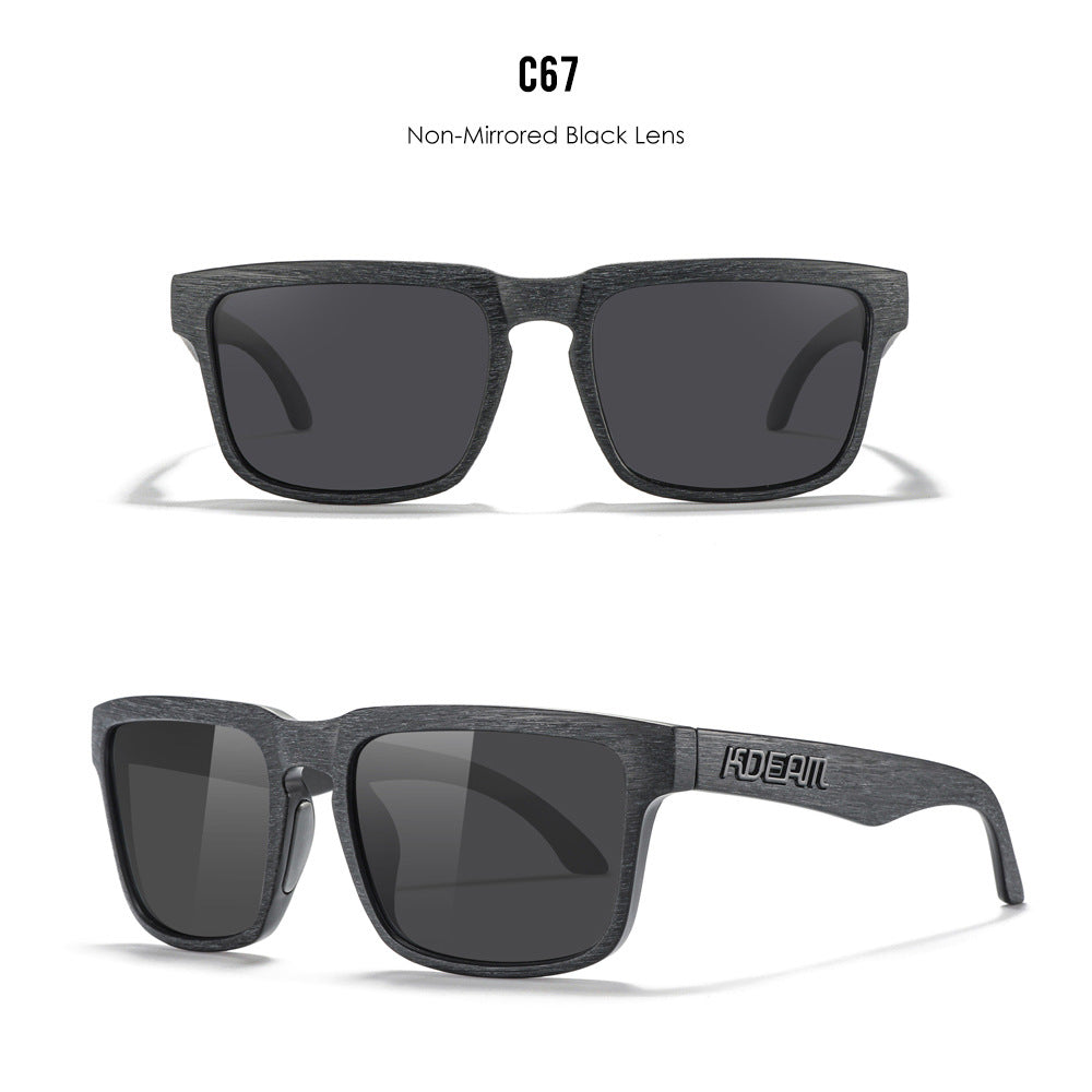 Classic polarized sunglasses for men and women ultra light driving glasses colorful real film sunglasses