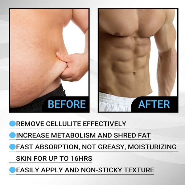 Men's Firming Body Oil, Strengthens Firming Belly Chest Muscles Men's Toning Abs Oil