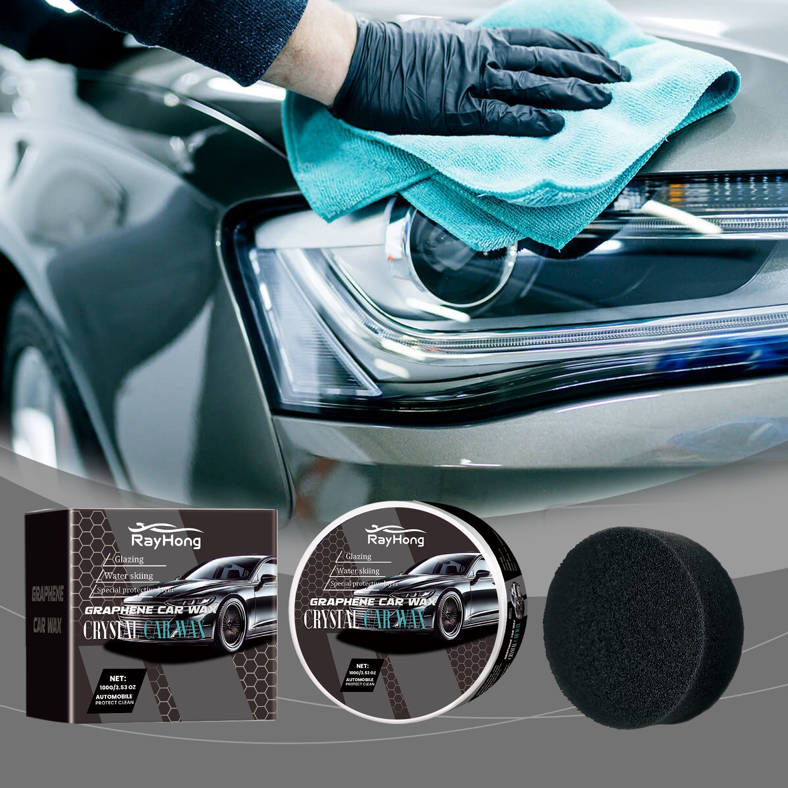 Auto Coating Paste, Anti-Scratch, Enhance Gloss, Decontamination Repair Car Paint Coating Maintenance And Repair Agent