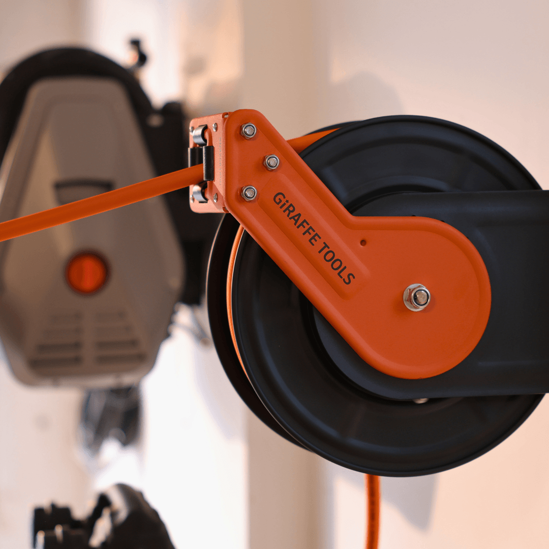 Retractable Air Hose Reel-Alloy Steel Reel-3/8in 25ft-50ft