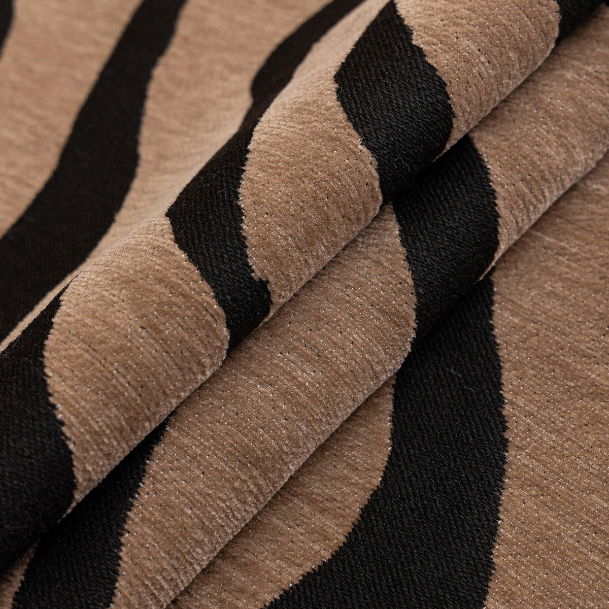 Zebra Striped Chenille Throw Sofa Cover Full-Cover Decorative Furniture Slipcover