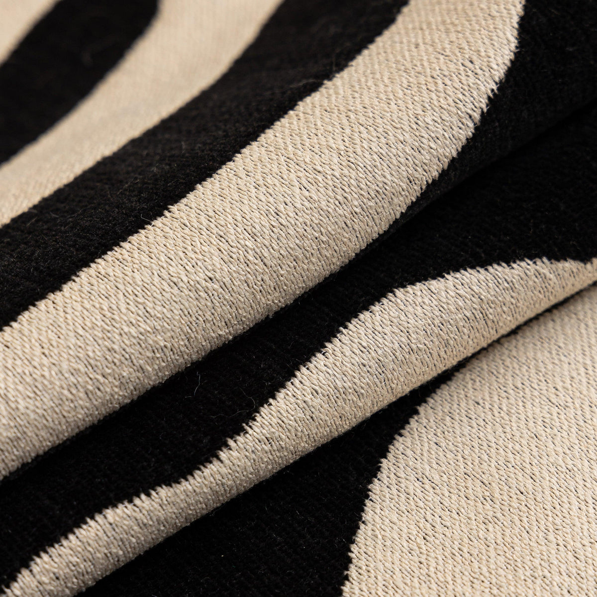 Zebra Striped Chenille Throw Sofa Cover Full-Cover Decorative Furniture Slipcover