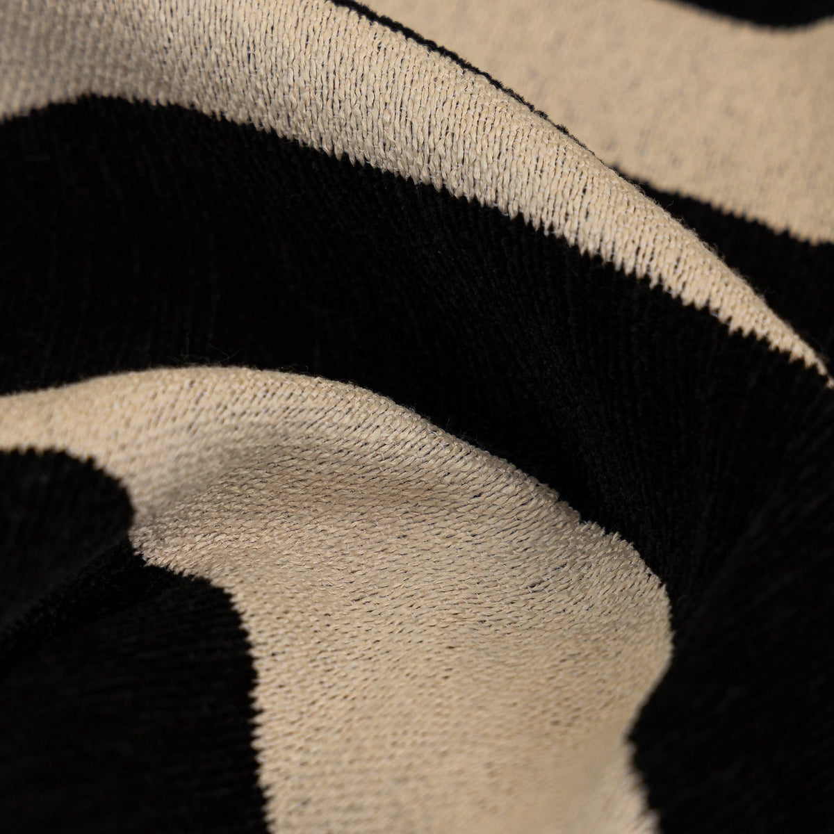 Zebra Striped Chenille Throw Sofa Cover Full-Cover Decorative Furniture Slipcover