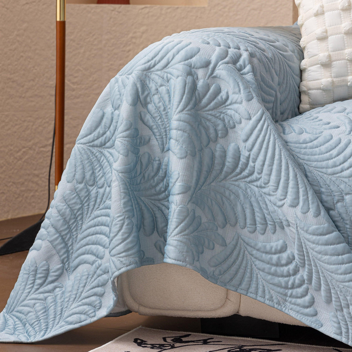 Cooling Quilted Non-Slip Furniture Protector for Pets & Kids, Washable Sofa Slipcover