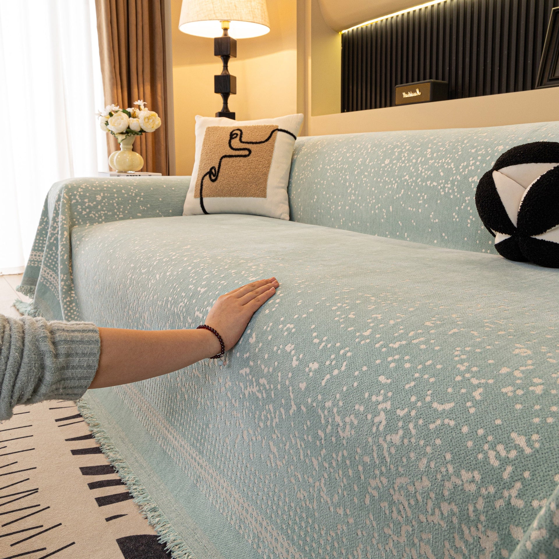 Luxury Throw Slipcovers for Sofas, Heavy-Duty Sofa Protector for Sectional Sofas