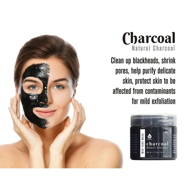 3 Pack Facial Therapy Mud Face Mask with Mask Applicator - Gifts for You 'n Me