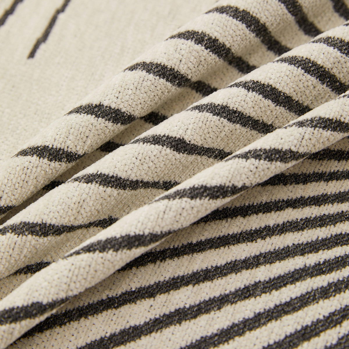 Geometric Radial Striped L-Shape Sofa Cover: Thick, Reversible Furniture Blanket for Kids and Pets