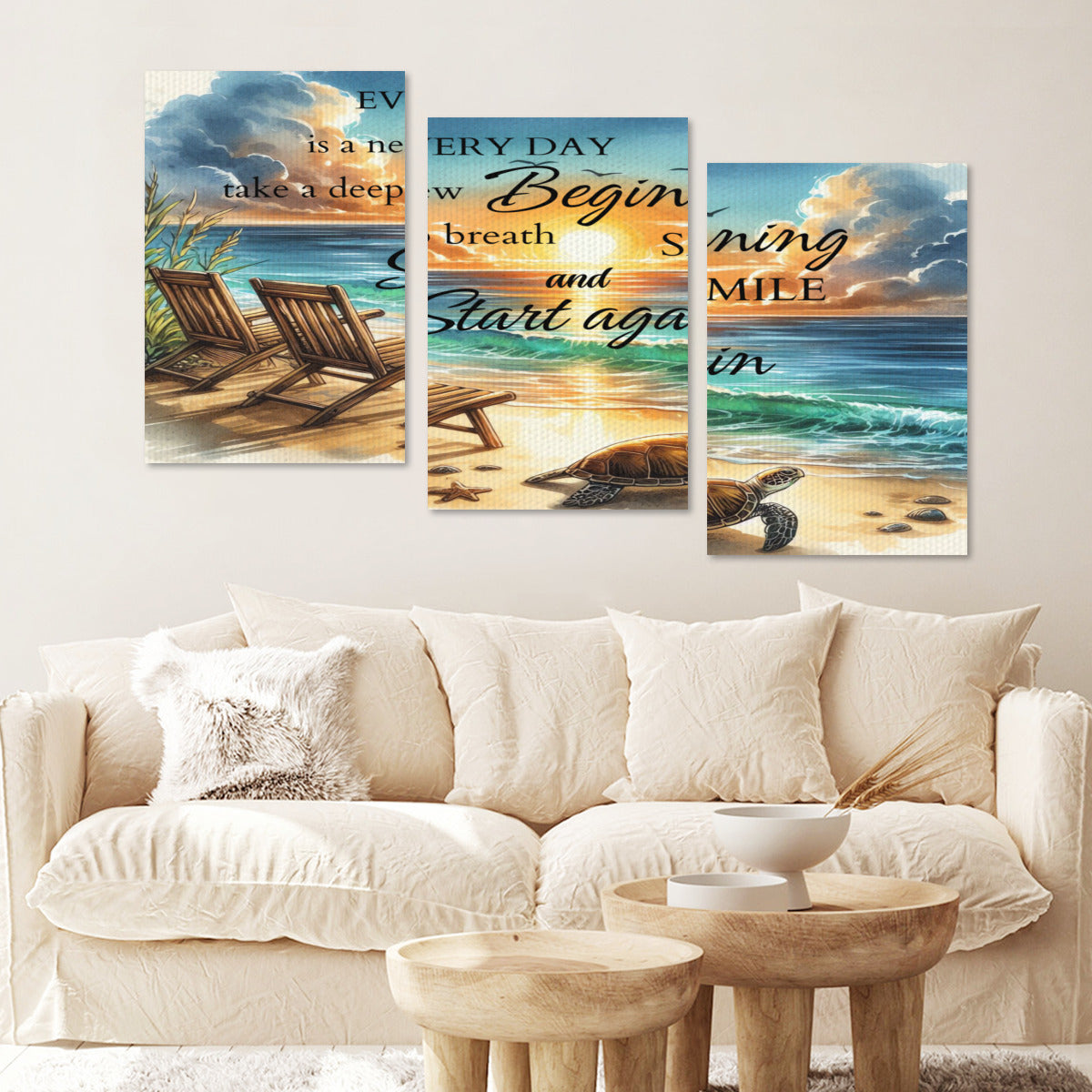 Triptych Canvas Wall Art – 