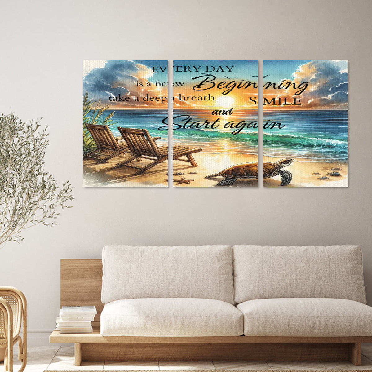 Triptych Canvas Wall Art – 