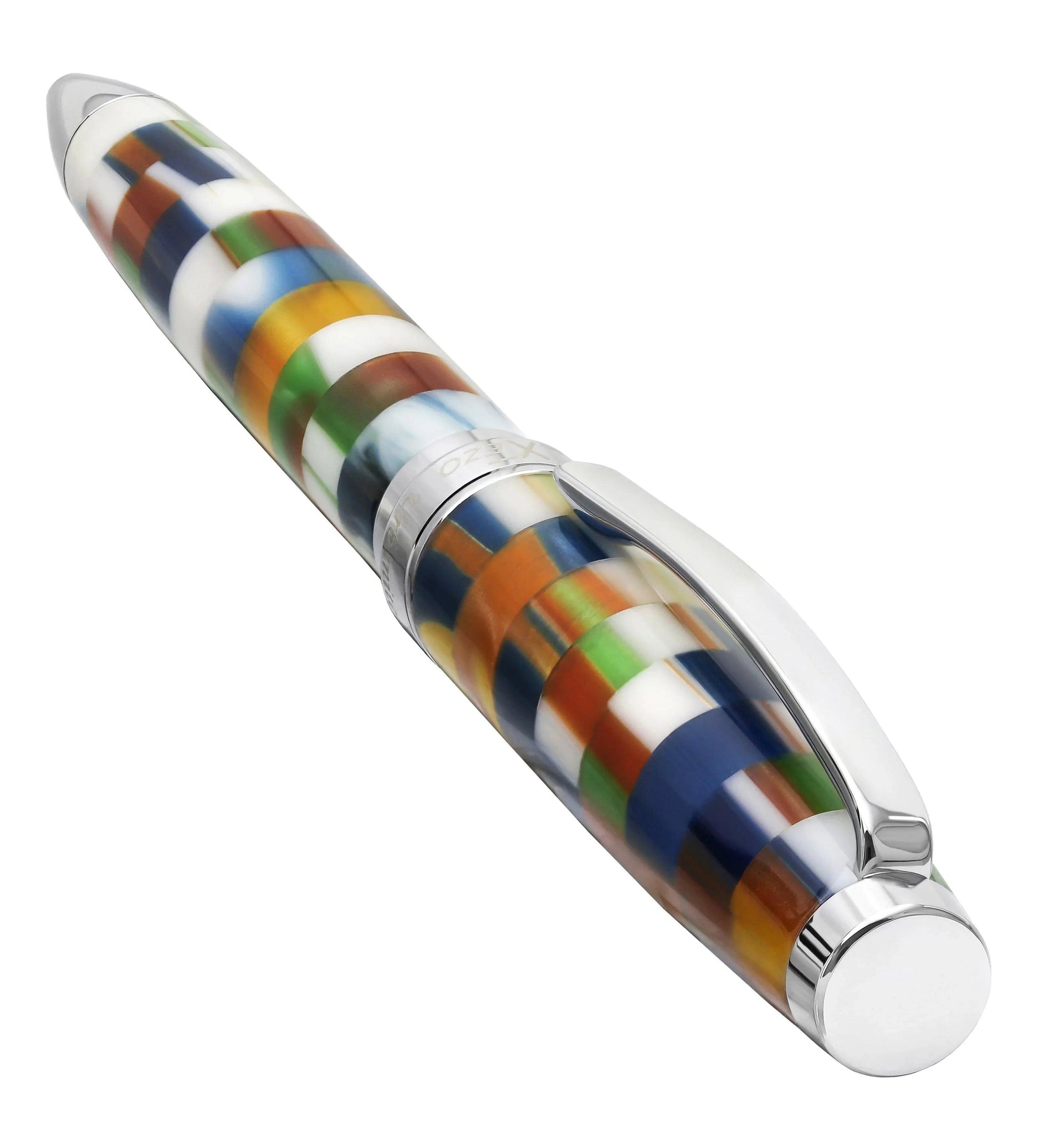Urbanite II Acrylic & Brass Ballpoint Pen - Jazzy Multicolor - Gifts for You 'n Me
