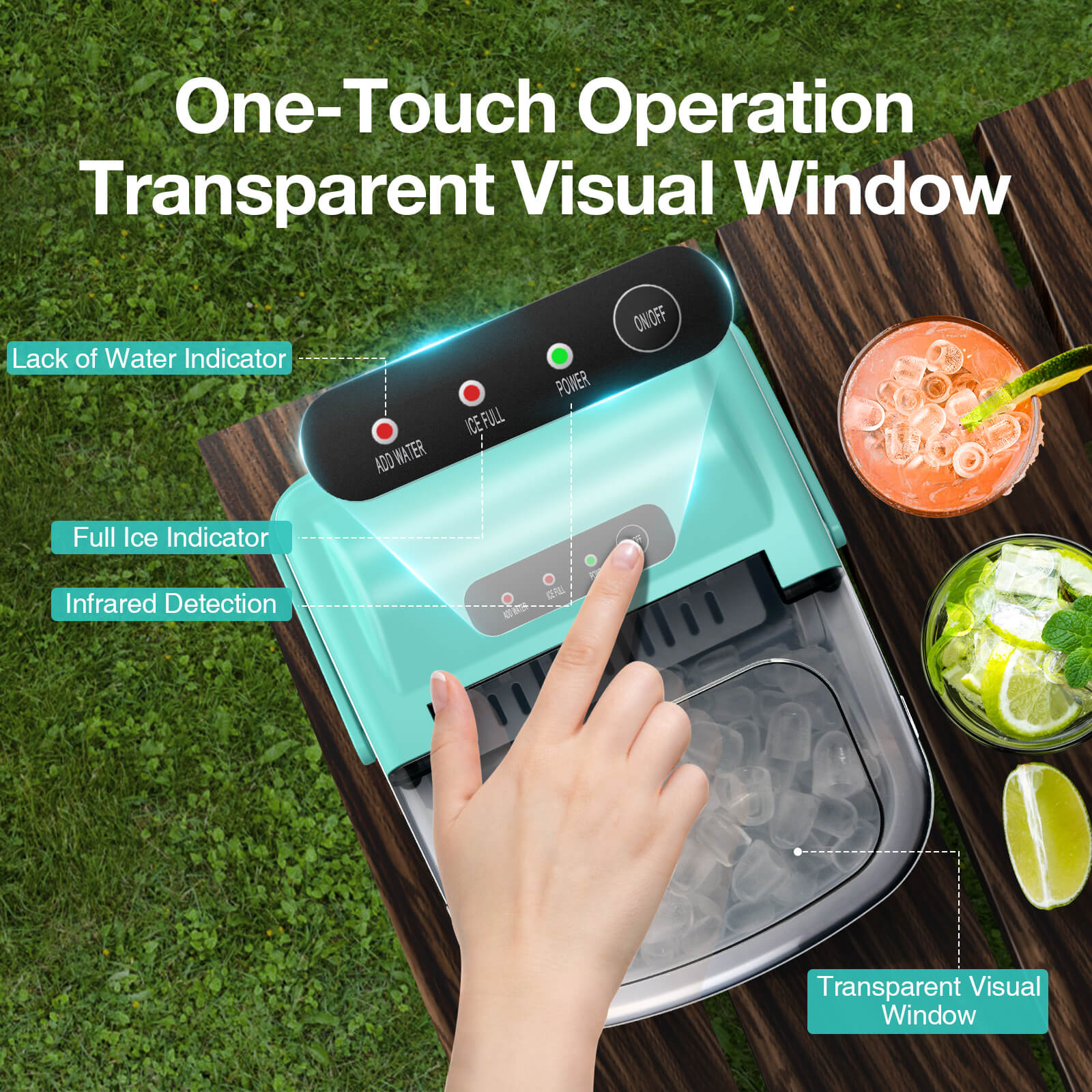 Countertop Ice Maker Z5812H Kismile