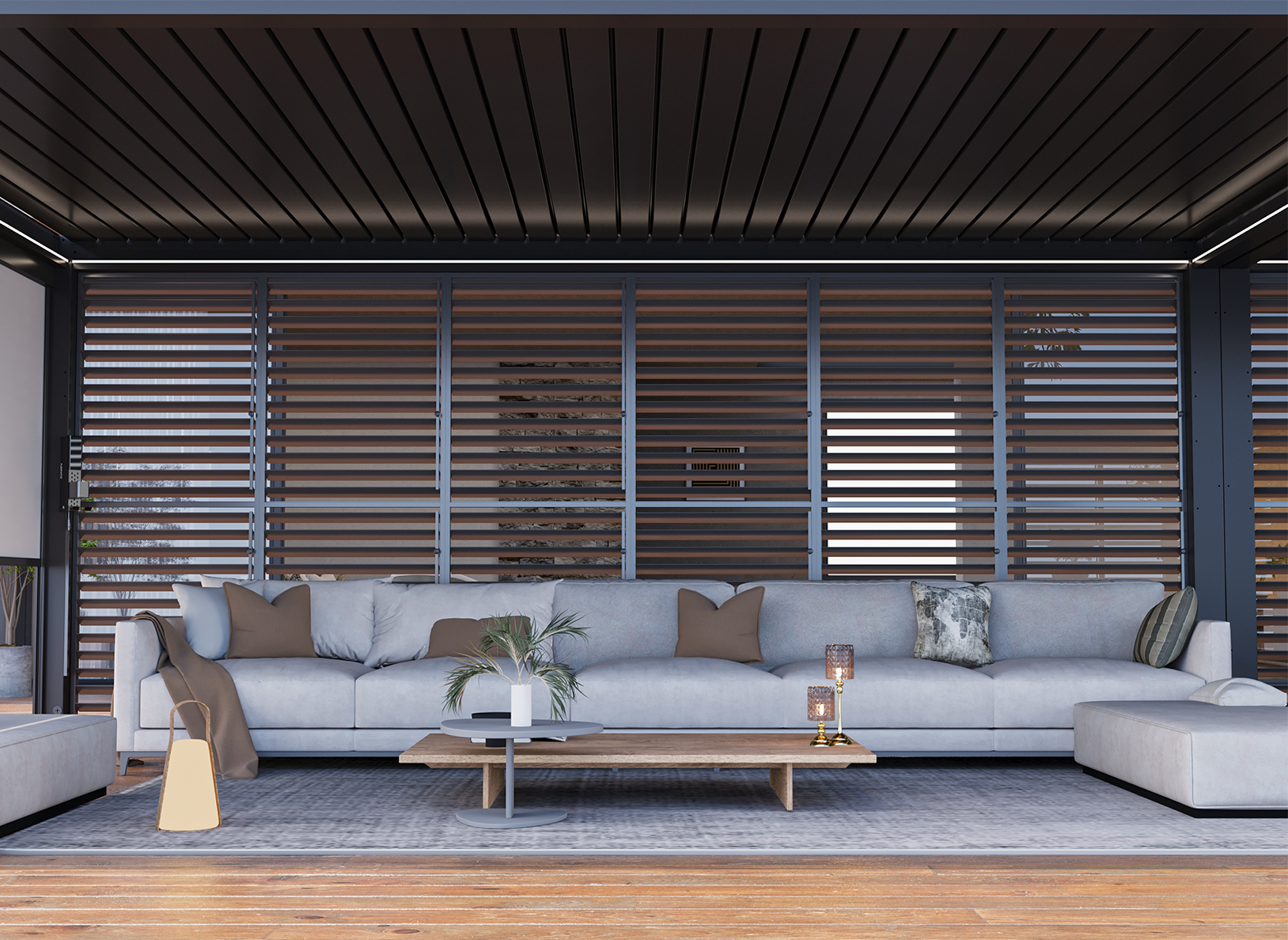 Privacy Shutter Walls