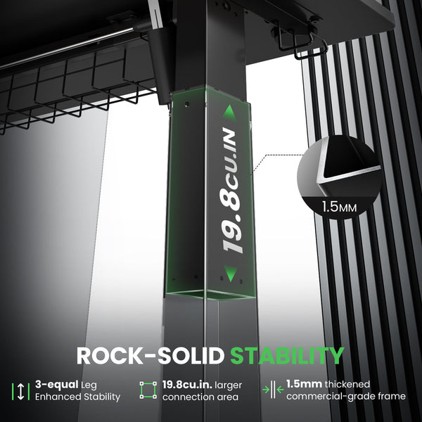 OdinLake S4 Home Office  L Shaped Standing Desk(75