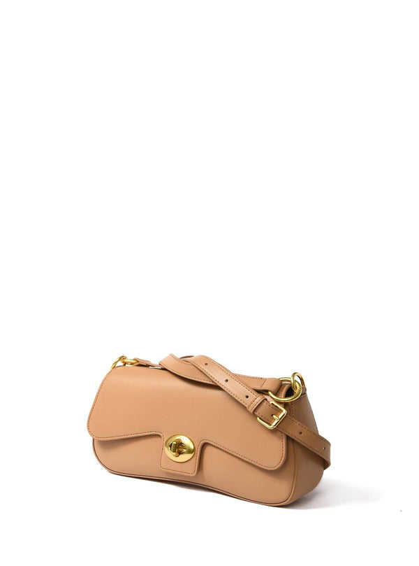 Jacqueline Leather Bag, Apricot - Gifts for You 'n Me