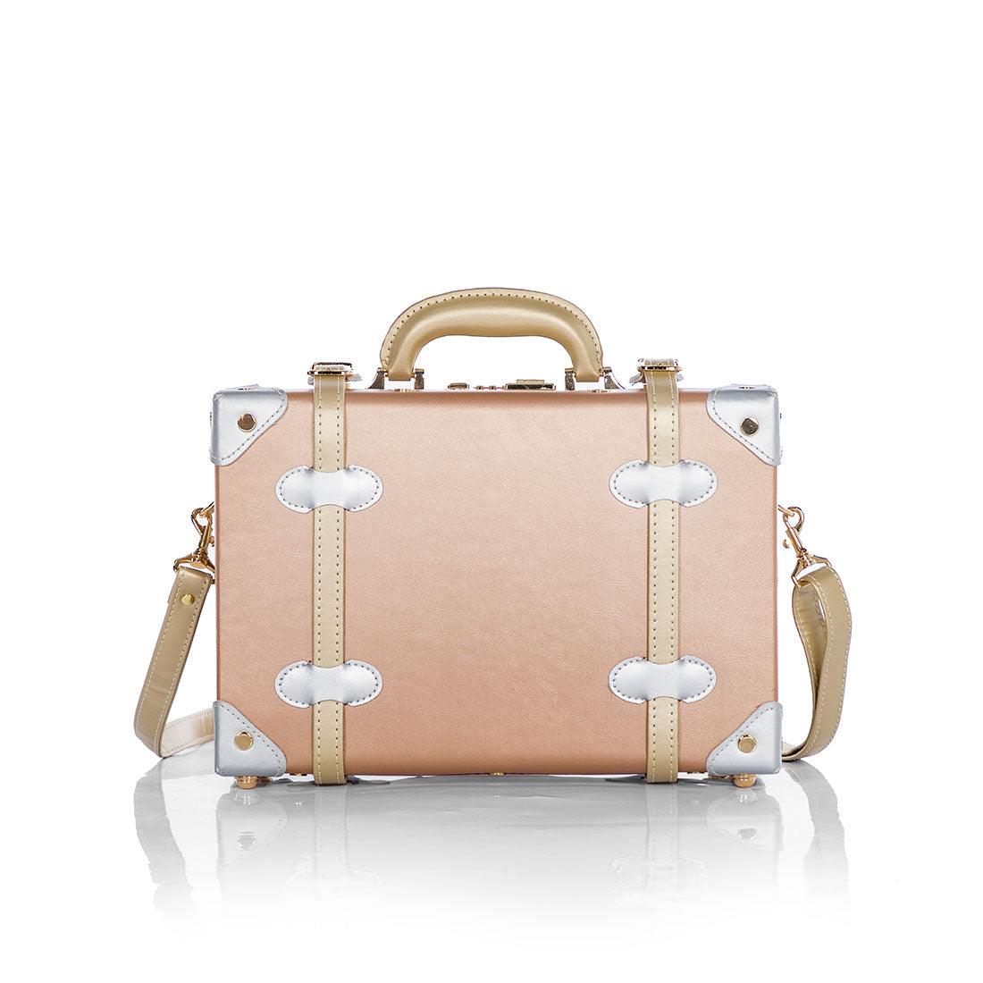 (Outlet) Minimalism Train Case - Rose Gold