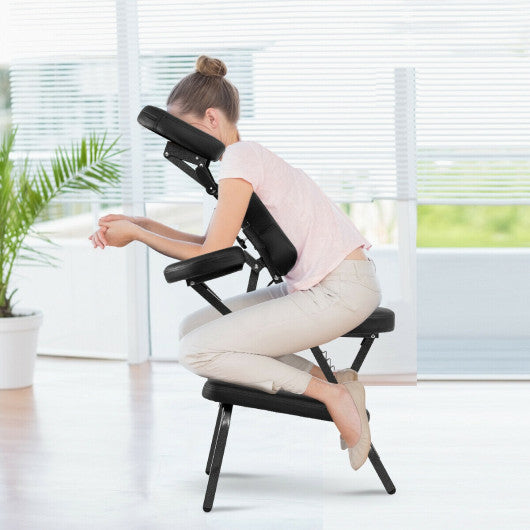 PU Leather Pad Travel Massage Chair with Carrying Bag