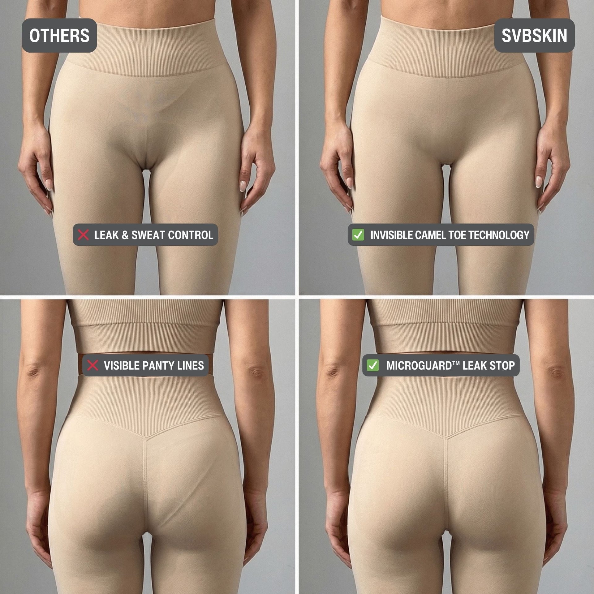 INVISIBLE Thong | Seamless Camel Toe-Proof