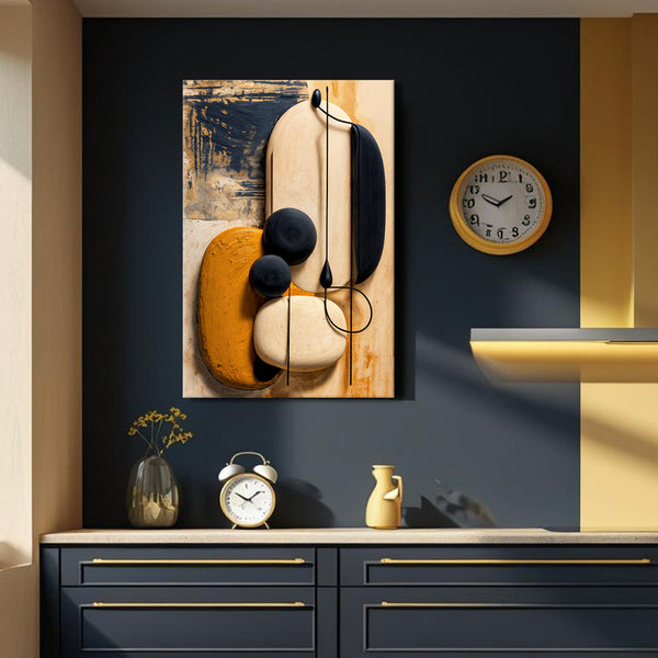 Orange Abstract Harmony Wall Art Tailored Canvases