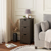 Bathroom Floor Freestanding Storage Organizer with 3 Drawers-Brown
