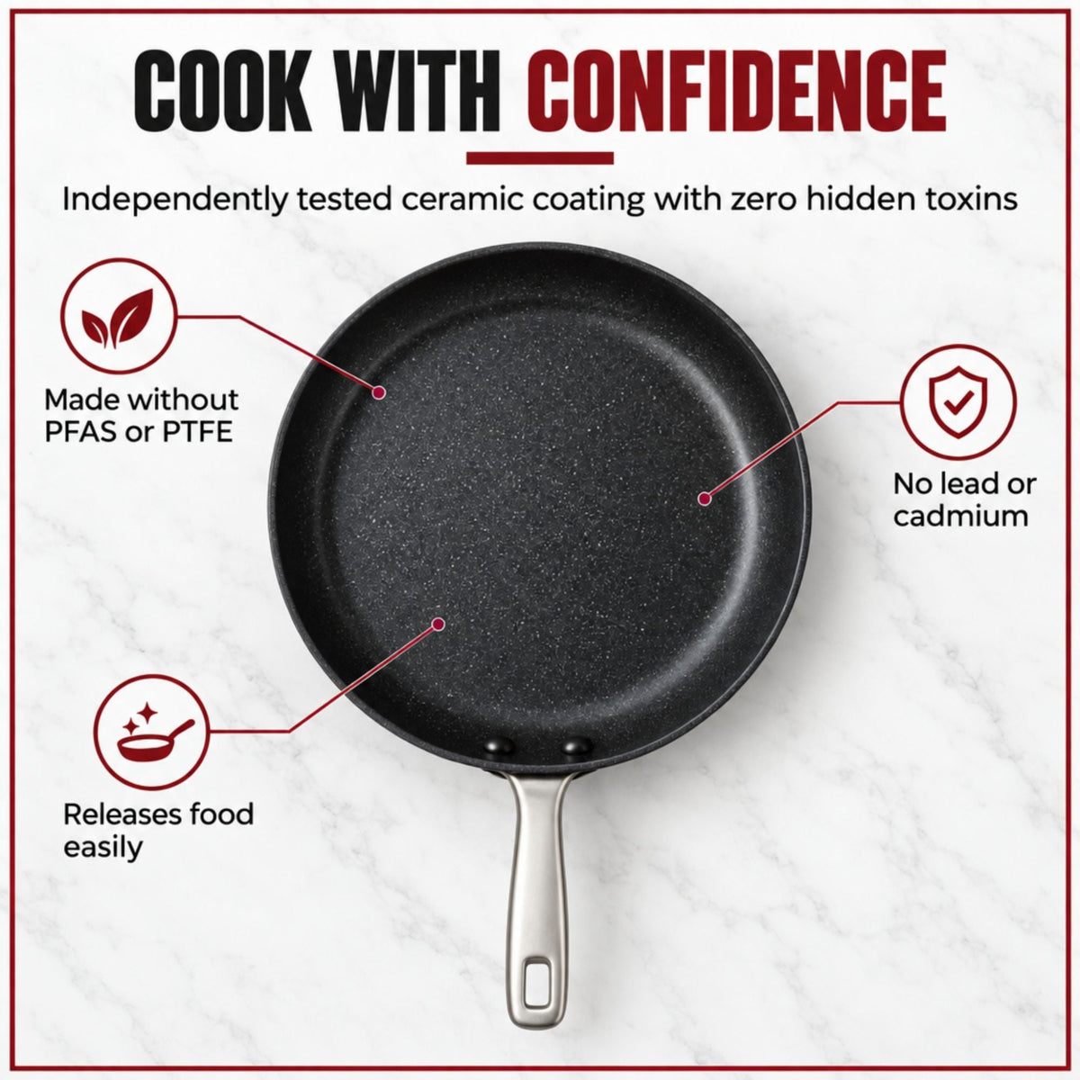 Ceramic Nonstick Crepe Pan, 10