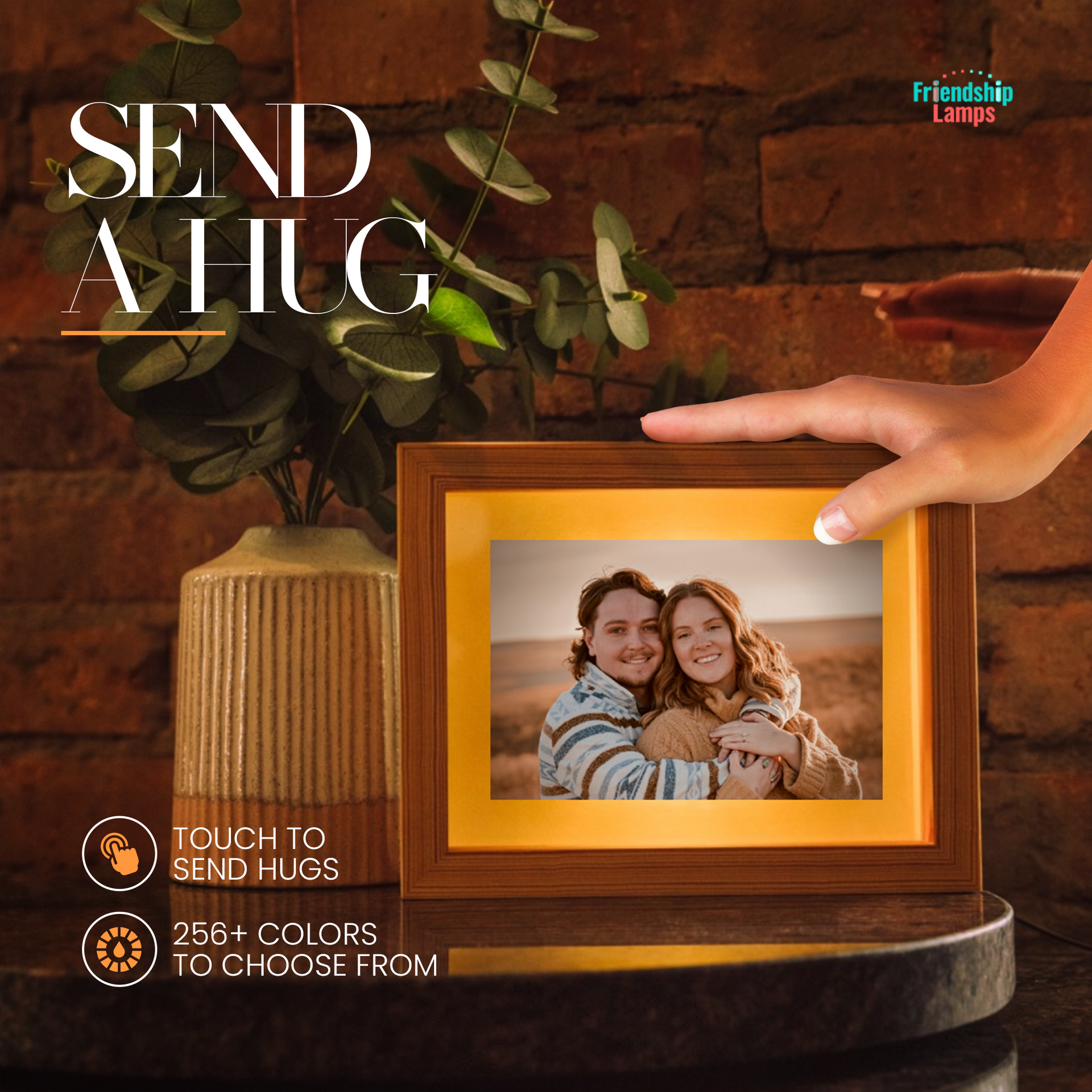 Friendship Frame – Wi-Fi Picture Frame Lamp | Share Light & Memories Long Distance