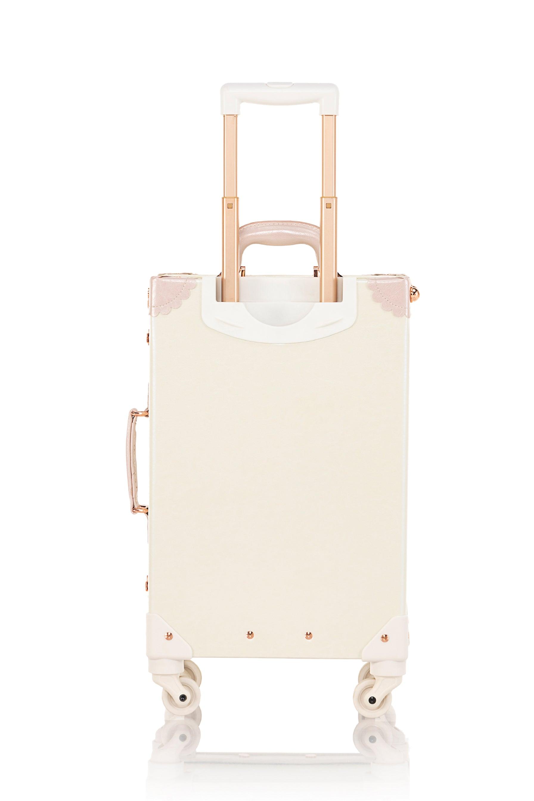 (Outlet) SarahFace Spinner Suitcase - Embroidery Cream White