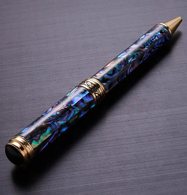 Maestro® Paua Abalone Sea Shell Ballpoint Pen - 18K Gold Plated - Gifts for You 'n Me