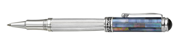 Maestro® 925 Sterling Silver Rollerball Pen - Black Mother of Pearl Cap - Gifts for You 'n Me