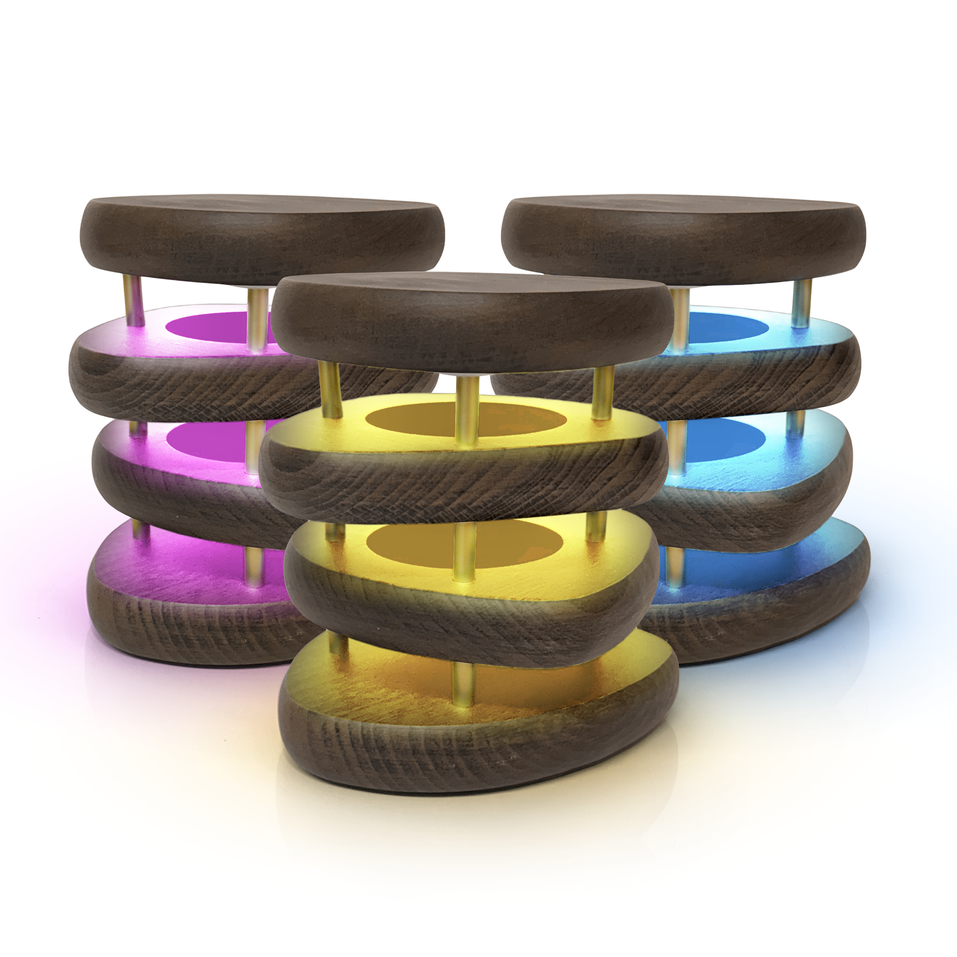 Mid-Century Design Friendship Lamp – Retro Wi-Fi Touch Lamp | Stay Connected Through Time & Distance