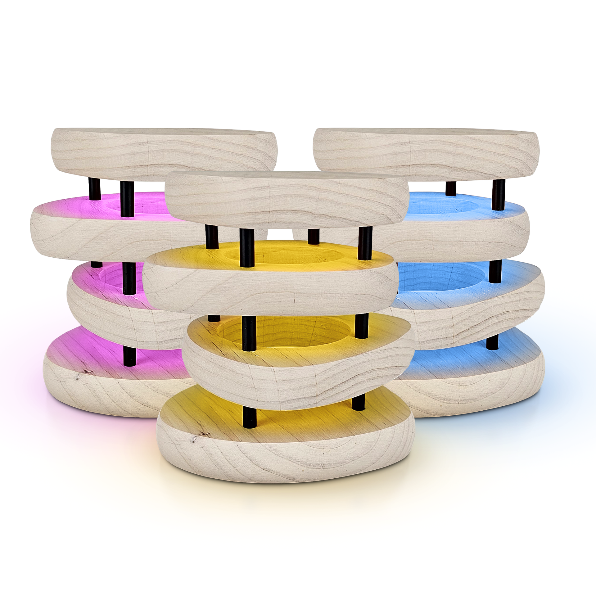 Mid-Century Design Friendship Lamp – Retro Wi-Fi Touch Lamp | Stay Connected Through Time & Distance