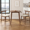 3 Pieces Bar Table and Chairs Counter Height Kitchen Table with 2 Bar Stools