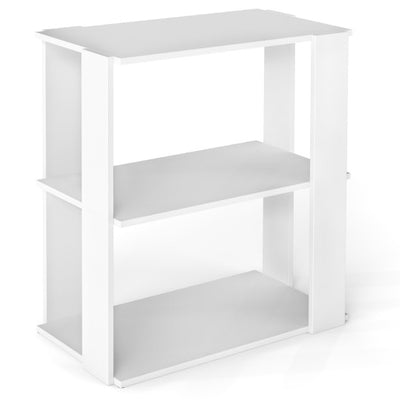 3-Tier Shoe Rack Modern Shoe Organizer with Stackable Design-White