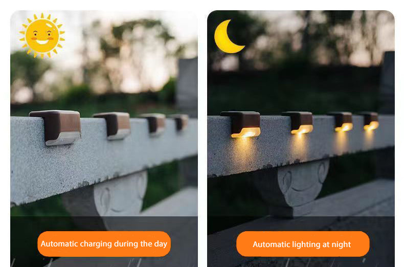 8-Pack Solar LED Deck & Step Lights