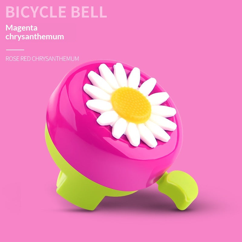Cartoon Kids Funny Bicycle Bell Daisy Flower Horns Bike Children Girls Boy Cycling Ring Alarm For Handlebars Alloy Plastics Bell  Kids Bike Bell Bike Bell For Kids Bike Bell For Girls Flower Kids Bike Horn Accessory