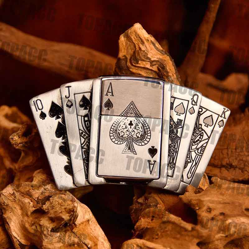 TOPACC Western Poker Glowing Buckle