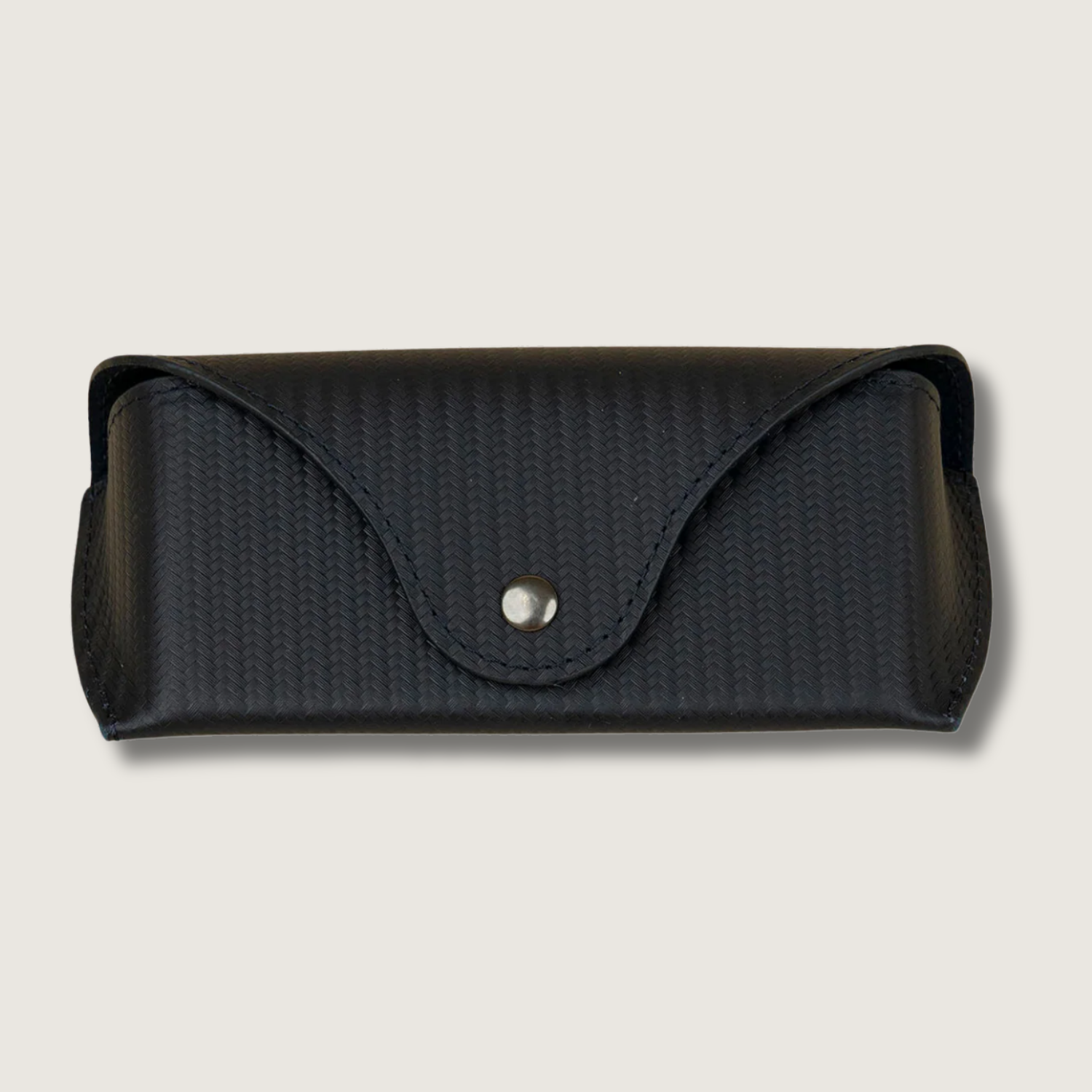 Premium Leather Eyewear Case - Black - Cambridge