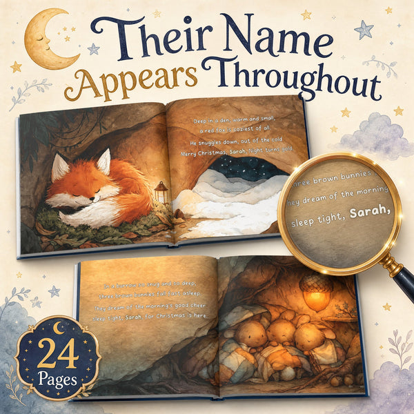 Personalized Cozy Christmas Night Storybook for Kids