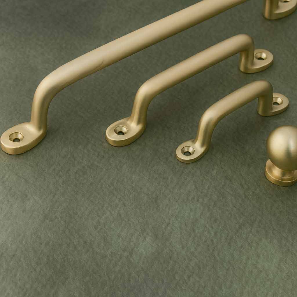 Serene Cabinet Pulls - Brass Brushed