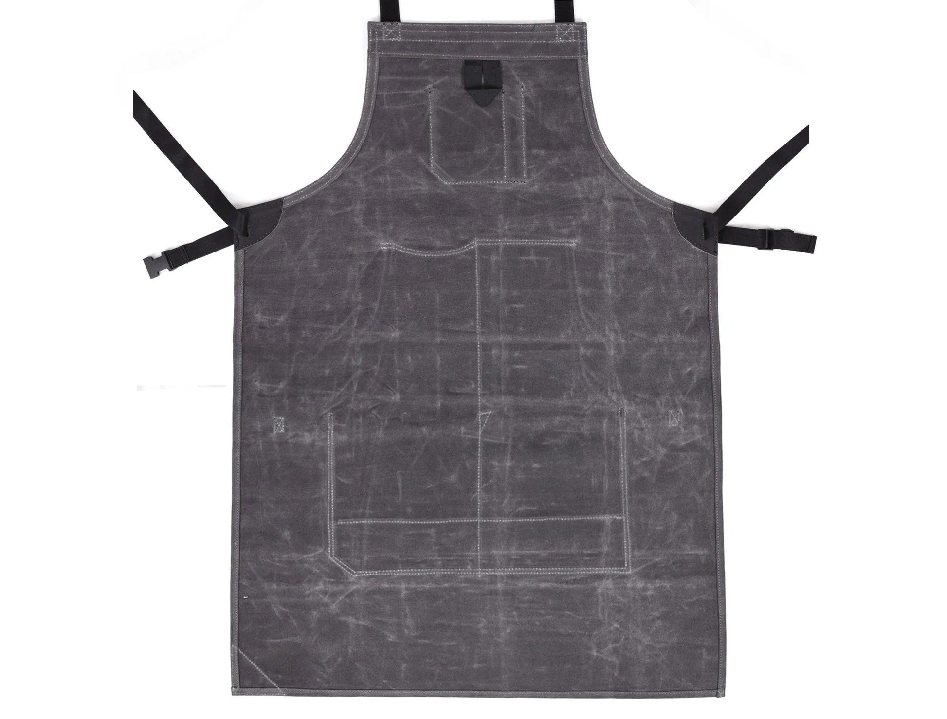 Arucas Leather Canvas Apron - Stress Grey - Gifts for You 'n Me