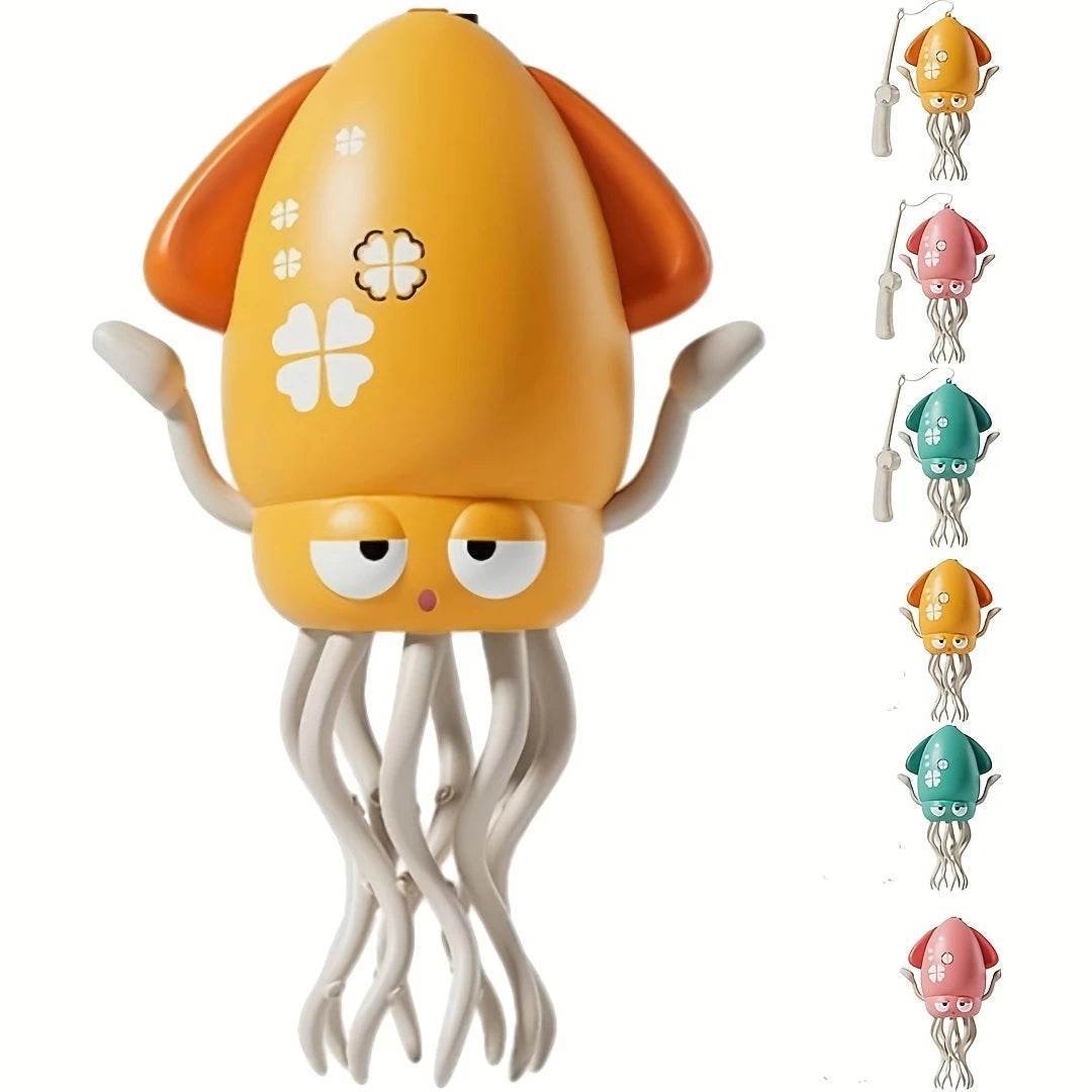 Electric Dancing Octopus Toy – Obstacle Avoidance, LED Lights, Music & Swing for Kids and Gifts