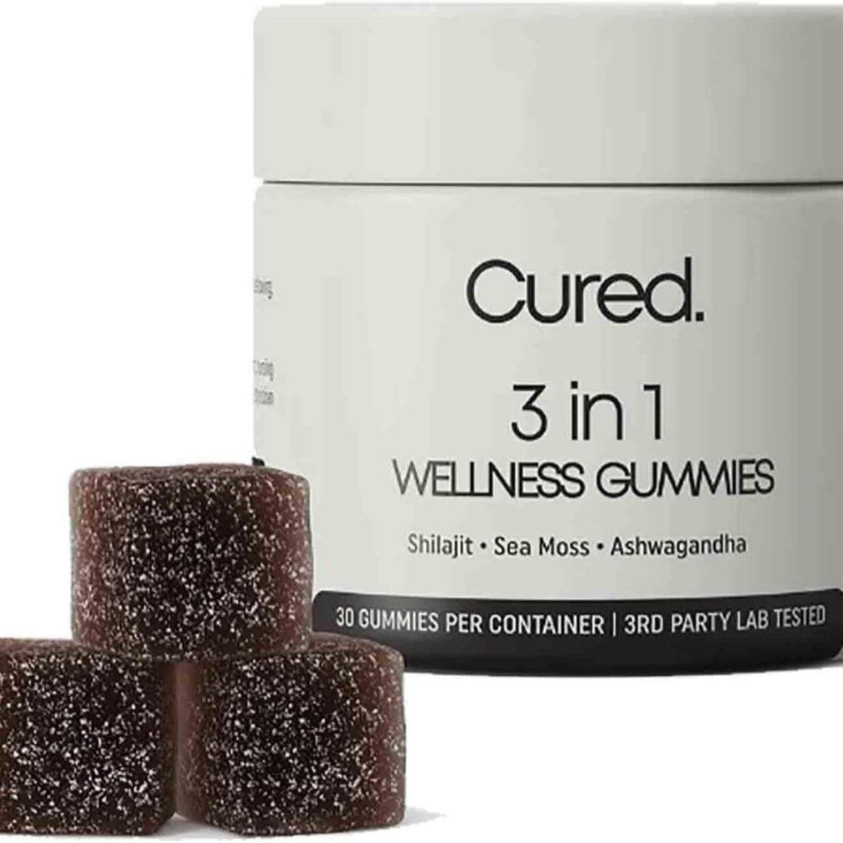 Cured 3 In 1 Gummies Cured Shilajit Gummies For Men